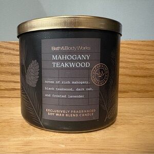 Bath & Body Works Mahogany Teakwood Scented Candle
